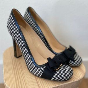 NWOB Kate Spade Jocelyn Houndstooth Chunky High Heel